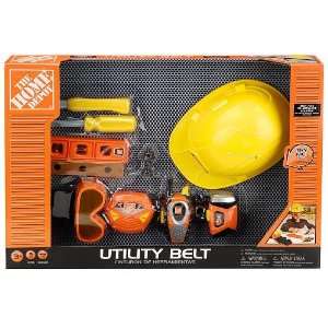   Depot Talking Construction Tool Belt   Orange and Yellow Toys & Games