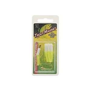  Leland Fishing Lures Trout Magnet   White Chartreuse 