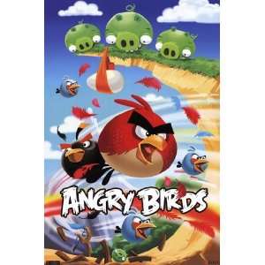  Angry Birds   Attack 22.00 x 34.00 Poster Print