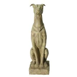  Sitting Greyhound Garden Statue