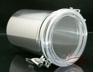 Stainless Steel Airtight Canister Hinged Lid FX177 2000ml  