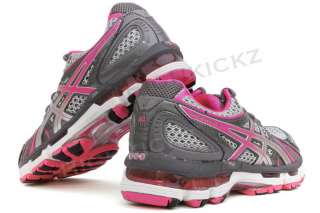 Asics Gel Kayano 18 T250N 9735 New Women White Pink Running Cross 