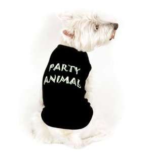  Designer Dog Tank   Party Animal Dog Tank   Black 