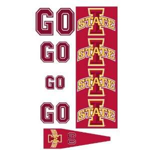    Iowa State Cyclones Animated 3 D Auto Spin Flags