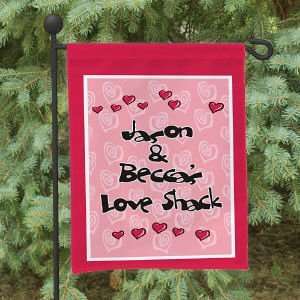  Personalized Love Shack Garden Flag Patio, Lawn & Garden