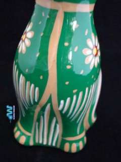   Lifelike Folk Art/ MEXICO Pottery Vivrant Hand Painted Colors  