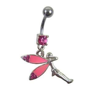  Bijoux, nombril anneau, du fond de Fée en rose; 1mm 