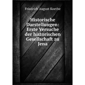   der historischen Gesellschaft zu Jena Friedrich August Koethe Books