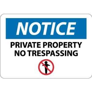  SIGNS PRIVATE PROPERTY NO TRESPASS