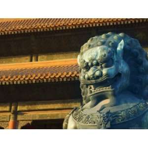 Statue, Forbidden City (Palace Museum), Beijing, China, Asia Premium 