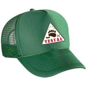  Vestal Camp Patch Mens Trucker Fashion Hat   Green / One 