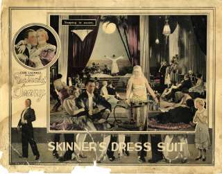 skinner s dress suit 1926 vintage original silent movie poster