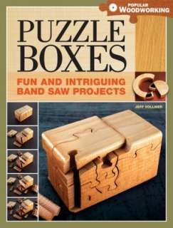  & NOBLE  Puzzle Boxes Fun and Intriguing Bandsaw Projects by Jeff 
