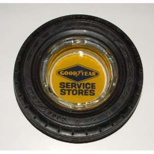  Vintage Goodyear Custom Super Cushion Tire Advertising Ashtray 