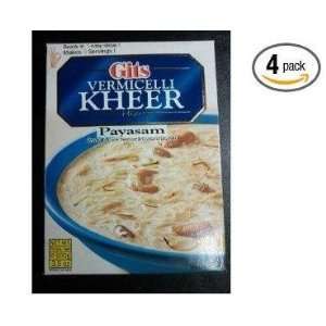 Gits Vermicelli Kheer Mix 3.5 oz (Pack of 4)  Grocery 