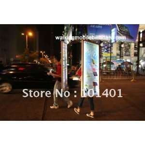  j1 643 new media illuminated mobile billboard walker gps 
