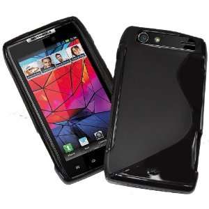  Droid Razr Case for Motorola XT910 soft BLACK gel cover S 