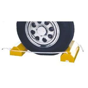  LR RP Urethane Military Aircraft Wheel Chock with Rubber Base, Hi 