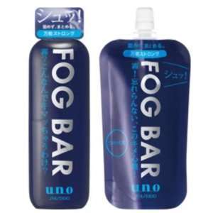 Shiseido UNO FOG BAR Mighty Strong Mist Spray (100ml) + 1 Refill (80ml 