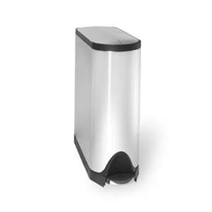  Simplehuman   38l Butterfly Step Can   Cream Steel 