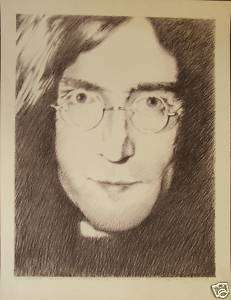 John Lennon Ltd ed Poster Print, Stanley Mouse, signed  