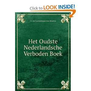  Het Oudste Nederlandsche Verboden Boek J. J. van 