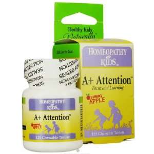 Herbs for Kids Homeopathy for Kids A+ Attention, Apple Flavored 125 