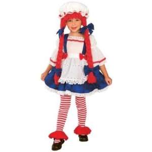  Rag Doll Toddler Girl Yarn Babies Costume (Toddler 2 4 