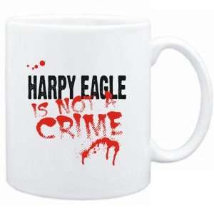  Mug White  Being a  Harpy Eagle is not a crime 