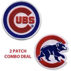   Logo and Walking Cubby Bear Combo 2 Patch Pack
