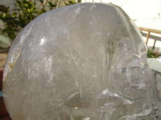 Huge Awesome natural Quartz crystal SKULL over 139mm  
