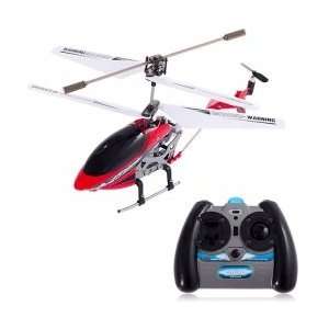    Red M5 Helicopter with 3.5 Channel Remote Control 
