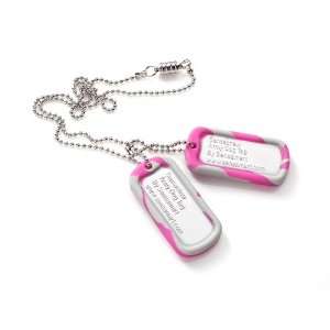  Sensachew Dog Tag   Pink   Firm