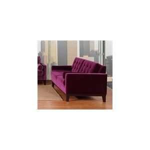  Armen Centennial Loveseat Purple Velvet