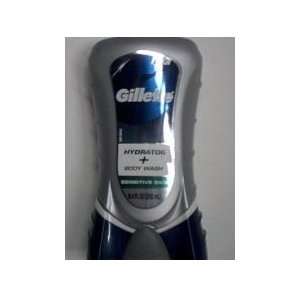 SPECIAL 2 PACK GILLETTE HYDRATOR PLUS BODY WASH FOR SENSITIVE SKIN (8 