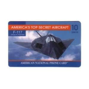   Phone Card 10u F 117 Stealth Fighter   Americas Top Secret Aircraft