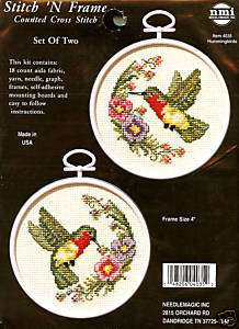 HUMMINGBIRDS Needle Magic Inc Craft Cross Stitch Kit  