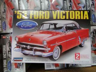 CASE OF 12 1953 FORD VICTORIA 1/25 MODEL KIT LINDBERG  