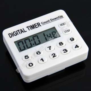 lcd digital kitchen cooking count down up timer alarm