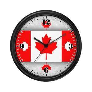  Wall Clock Canadian Canada Flag HD 