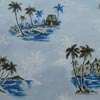 Hawaiian Print Fabric 100% Cotton 1/2 yard 44 w GET AWAY tropical 