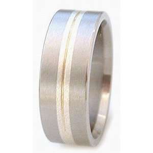  Titanium Ring # 29 Appealing Horizontal Surface 2mm Silver 