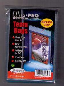 Ultra Pro Resealable Team Bag 100 count package  
