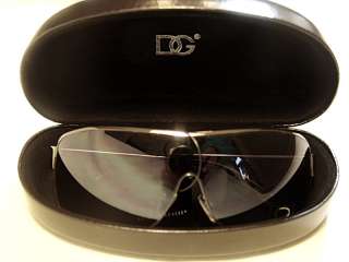 DG Eyewear MEN`S Sunglasses & CASE NEW Gunmetal Black Silver Shades 