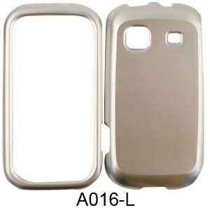  SHINY HARD COVER CASE FOR SAMSUNG TRENDER M380 SILVER 