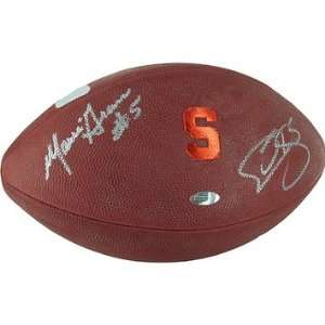  Donovan McNabb & Marvin Graves Dual Signed Syracuse Game 