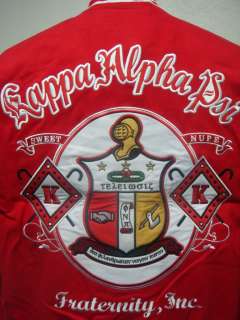 Kappa Alpha Psi Fraternity Racing style snap up jacket