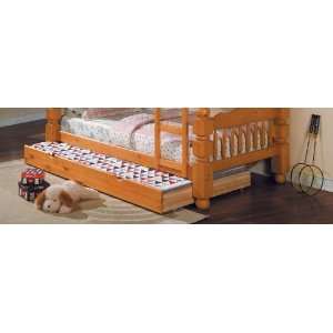  Benji Honey Oak Trundle for Twin Bunk Bed   Acme 2578C 