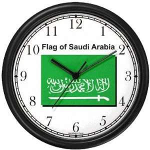  Flag of Saudi Arabia No.1   Saudi Arabian Theme Wall Clock 