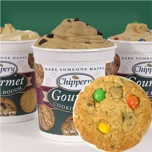 Chippery Gourmet Bit of Everything Cookie Dough   Two, 3 lb. Tubs 